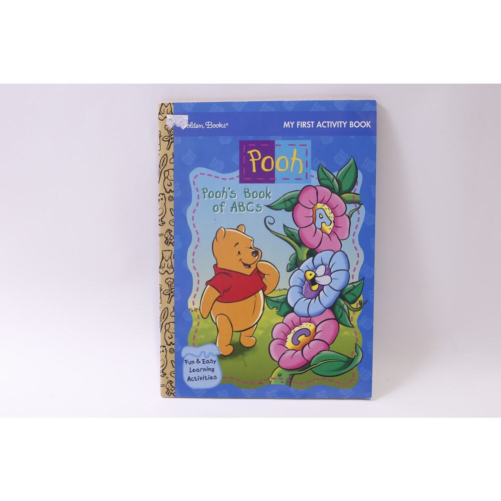 Pooh's Book of ABCs, Activity Book, Golden, Disney, Learning, ~ 251107-WH 1394